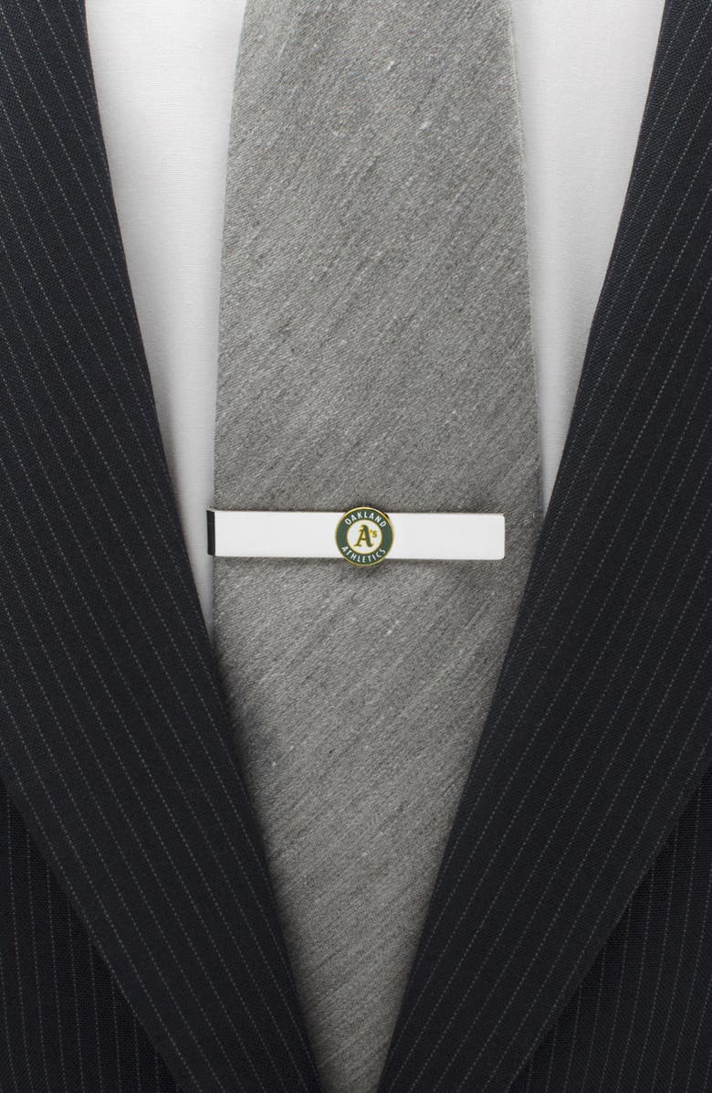 Cufflinks, Inc. Oakland Athletics Tie Bar, Alternate, color, 