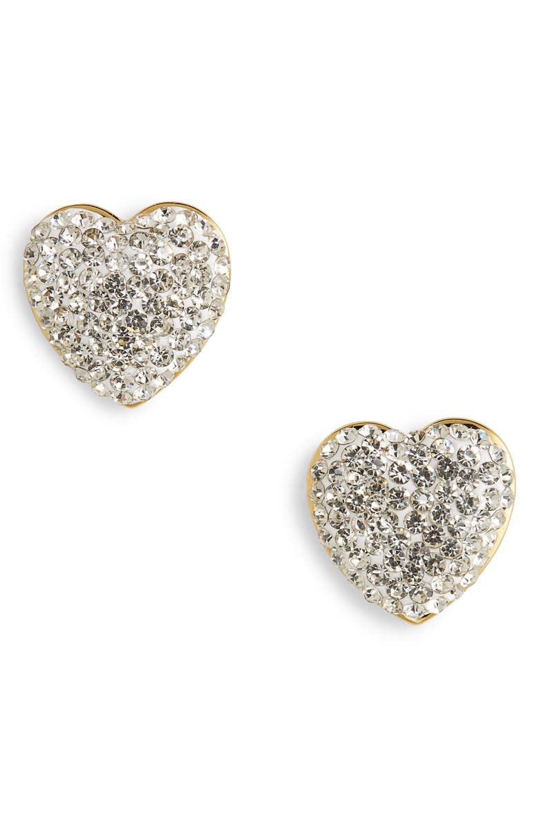 Lele Sadoughi Heart Button Stud Earrings, Main, color,