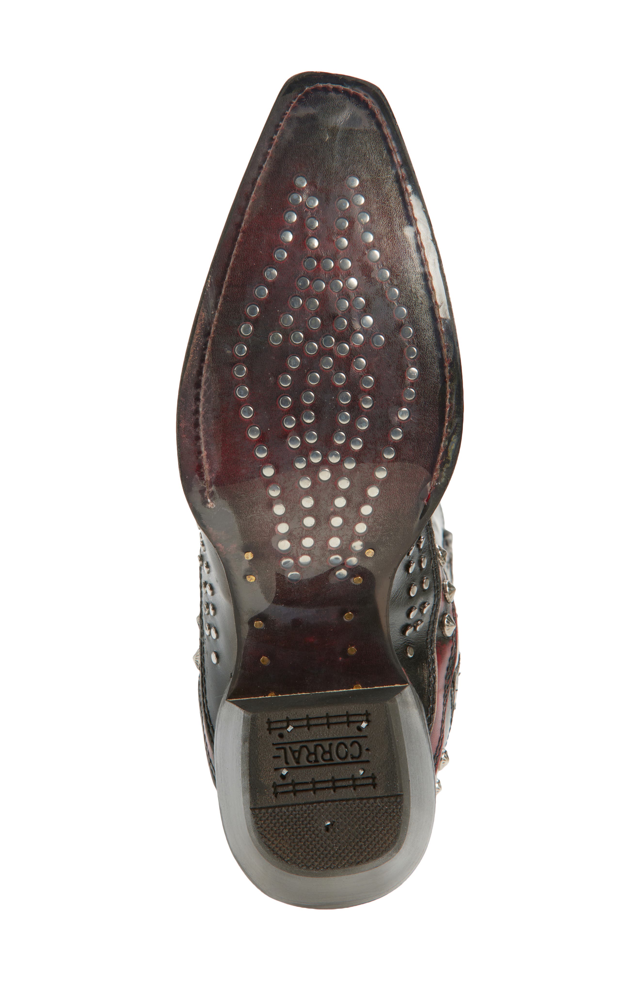 CORRAL Embroidered Overlay Western Boot, Alternate, color, 