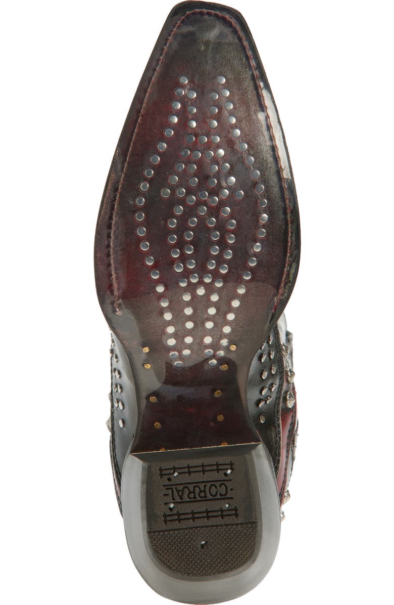 CORRAL Embroidered Overlay Western Boot, Alternate, color,