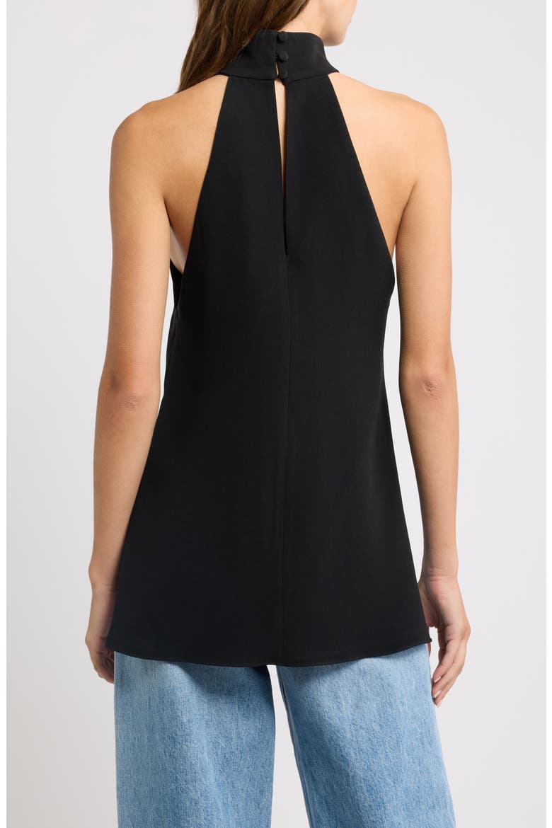 Niva High Neck Top, Alternate, color, BLACK