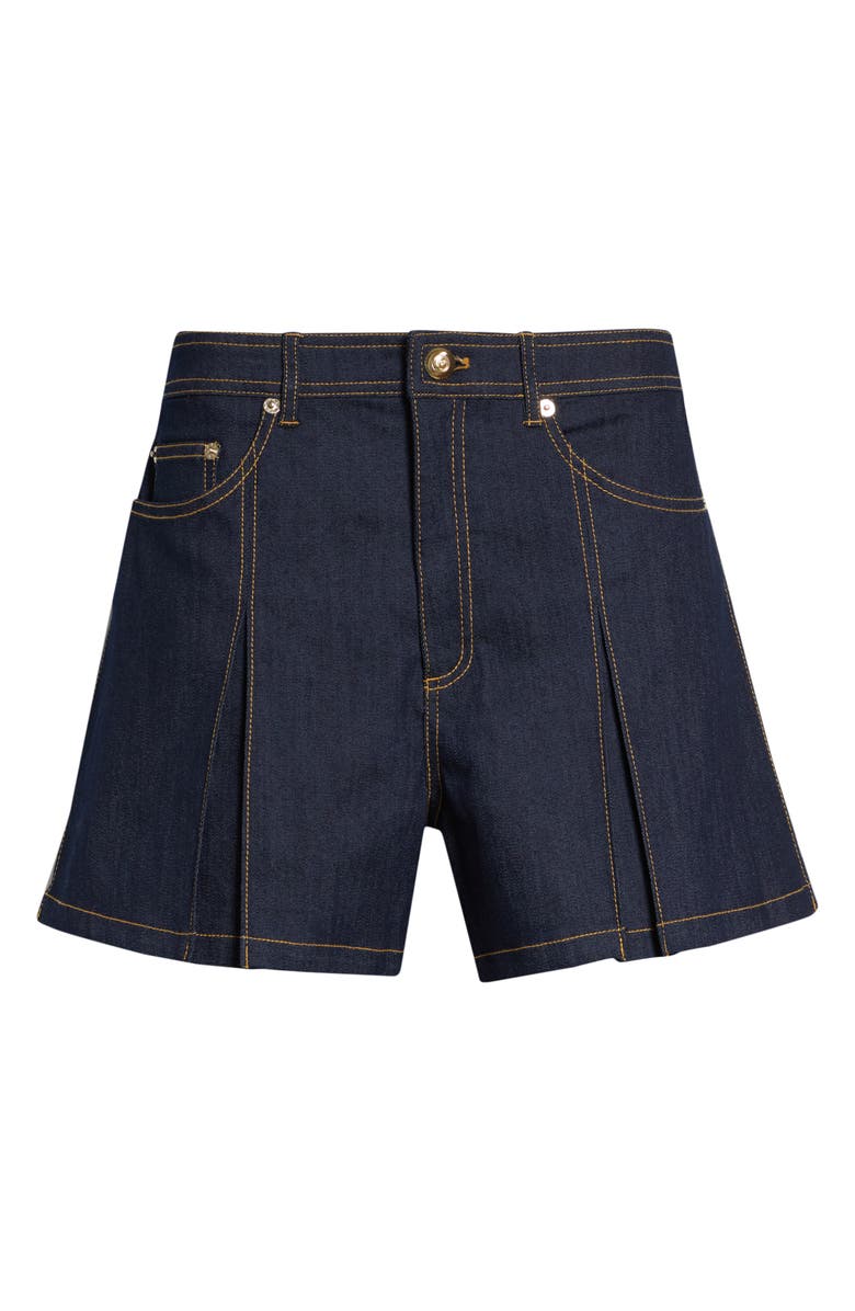 Cinq à Sept Desi High Waist Denim Shorts, Alternate, color, Indigo