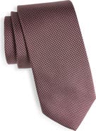 BOSS Pin Dot Silk Blend Tie