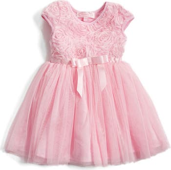 Short Sleeve Tulle Dress