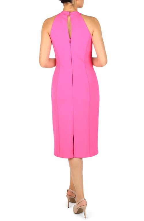 Julia Jordan Twist Neck Sheath Dress