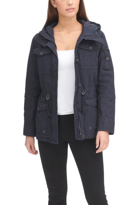 Hooded Military Jacket