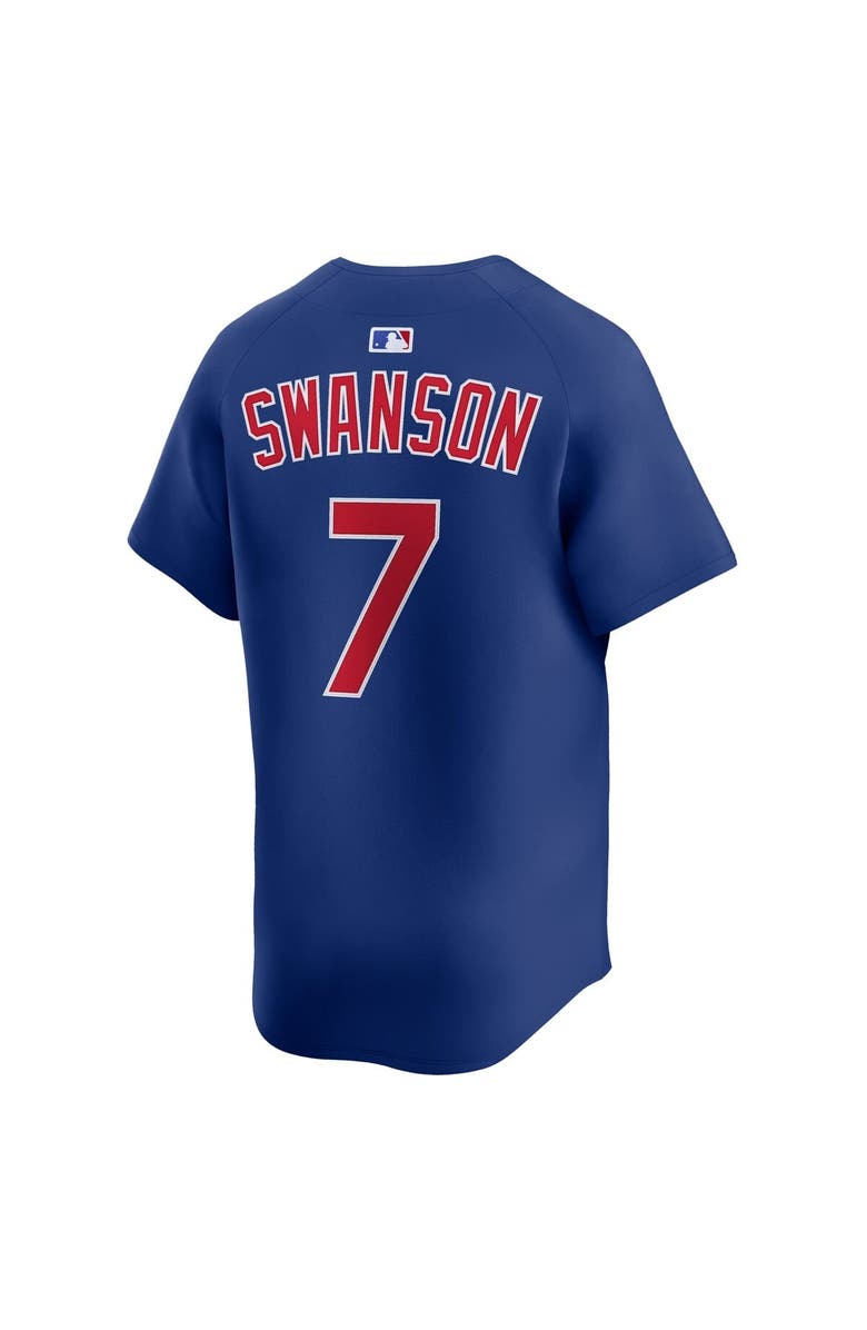 Nike Men's Nike Dansby Swanson Royal Chicago Cubs Alternate Limited Jersey, Alternate, color,
