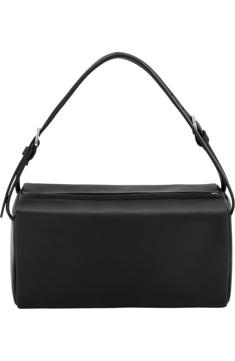 Vince Josie Leather Top Handle Bag, Main, color, Black