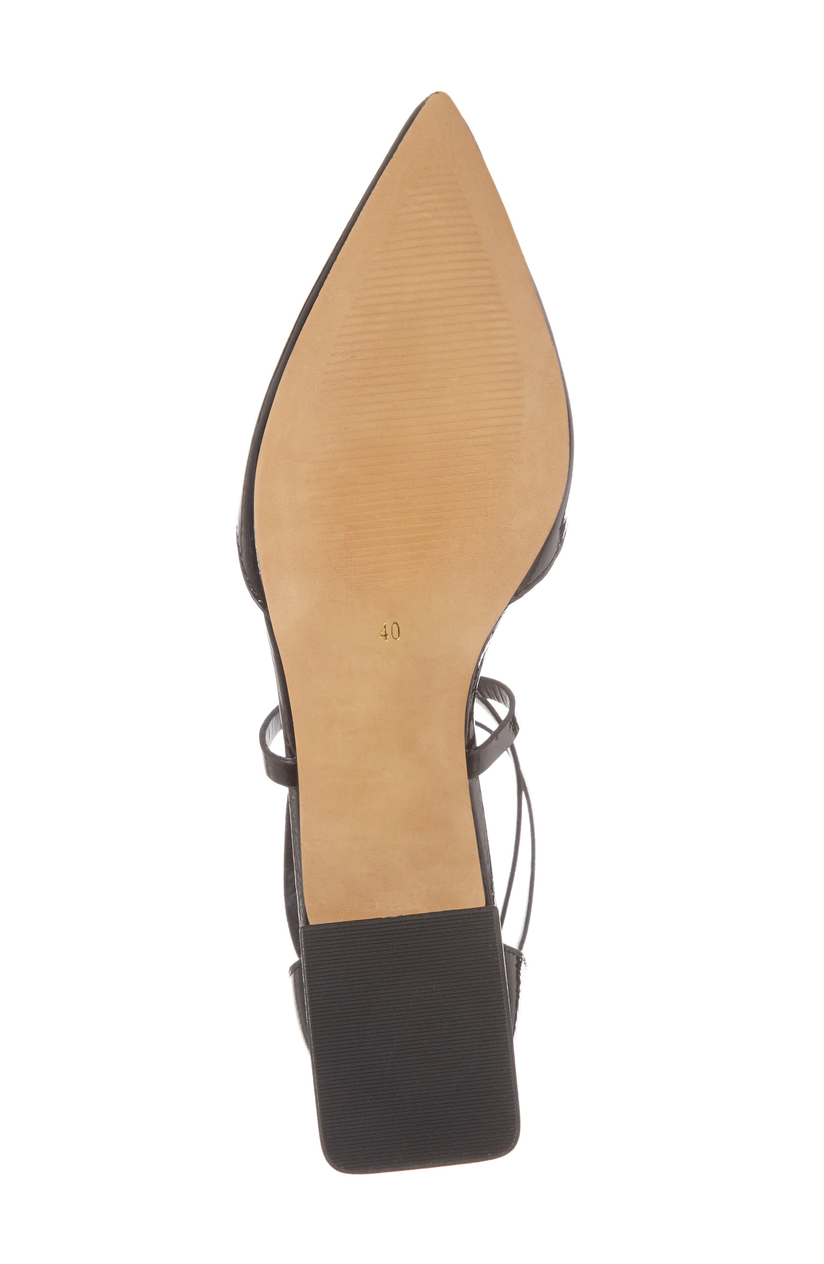 Topshop Jolly Flared Heel d'Orsay Pump, Alternate, color, 