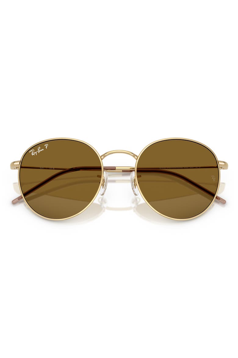 Reverse 55mm Polarized Phantos Sunglasses, Alternate, color, GOLD FLASH