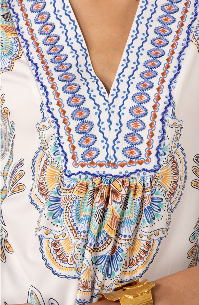 Hale Bob Kimber Jersey Beaded Top, Alternate, color,