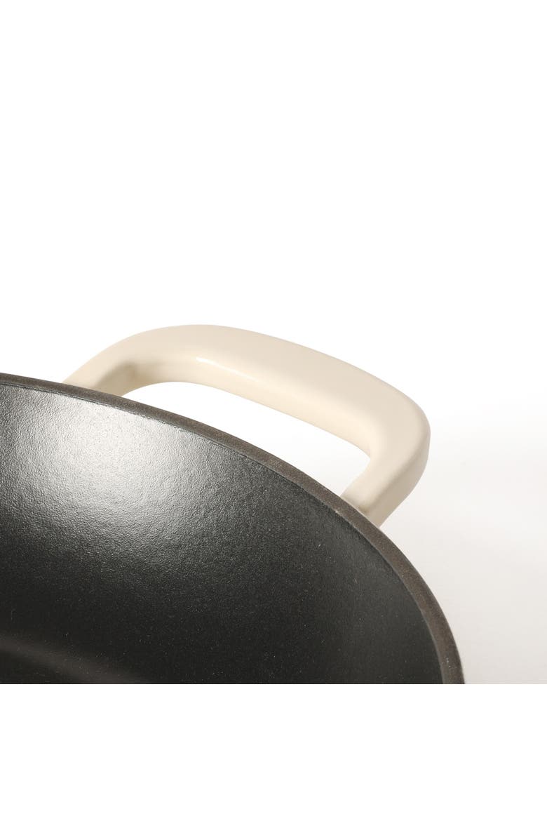 Gatwick Enameled Cast Iron Skillet, Oven Safe, Alternate, color, Matte Black