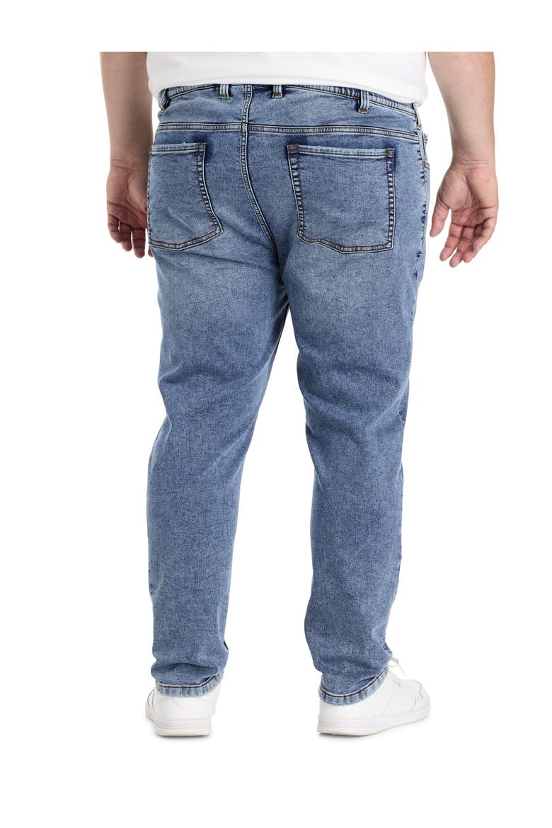 Big & Tall Knit Slim-Fit Weekend Jeans, Alternate, color, CHILL WEEKEND