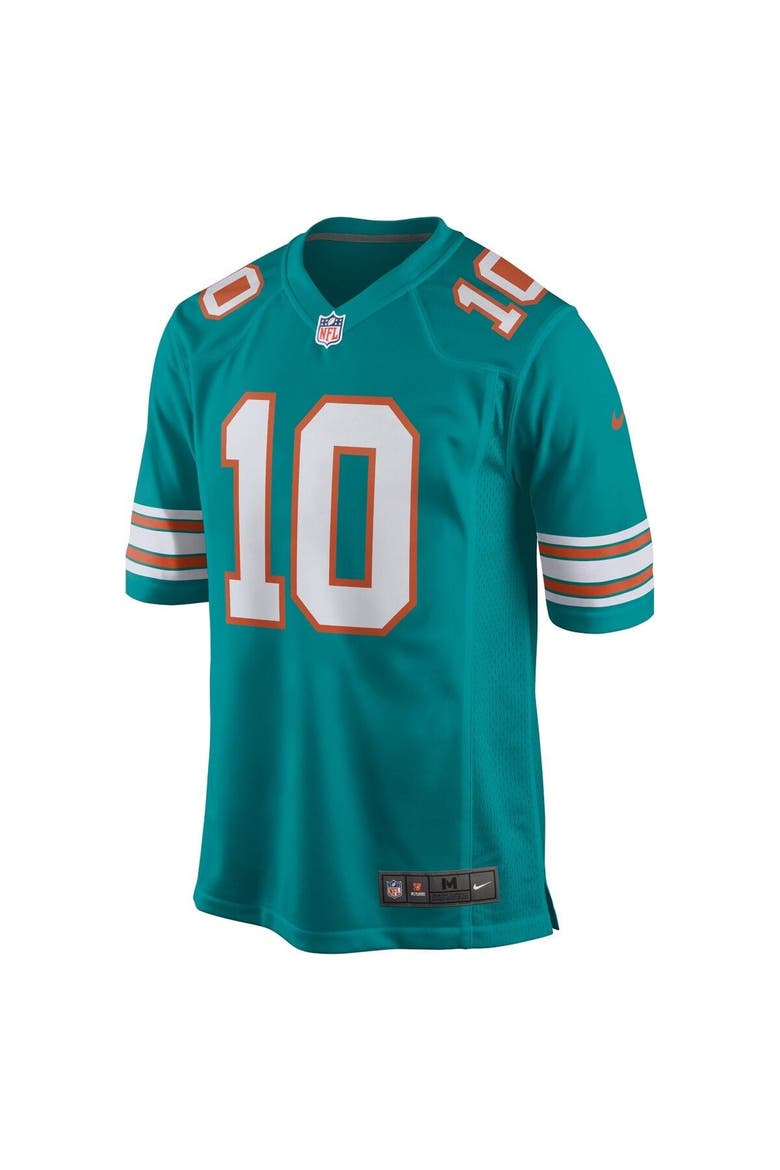 Men's Nike Tyreek Hill Aqua Miami Dolphins Alternate Game Jersey, Alternate, color, Aqua