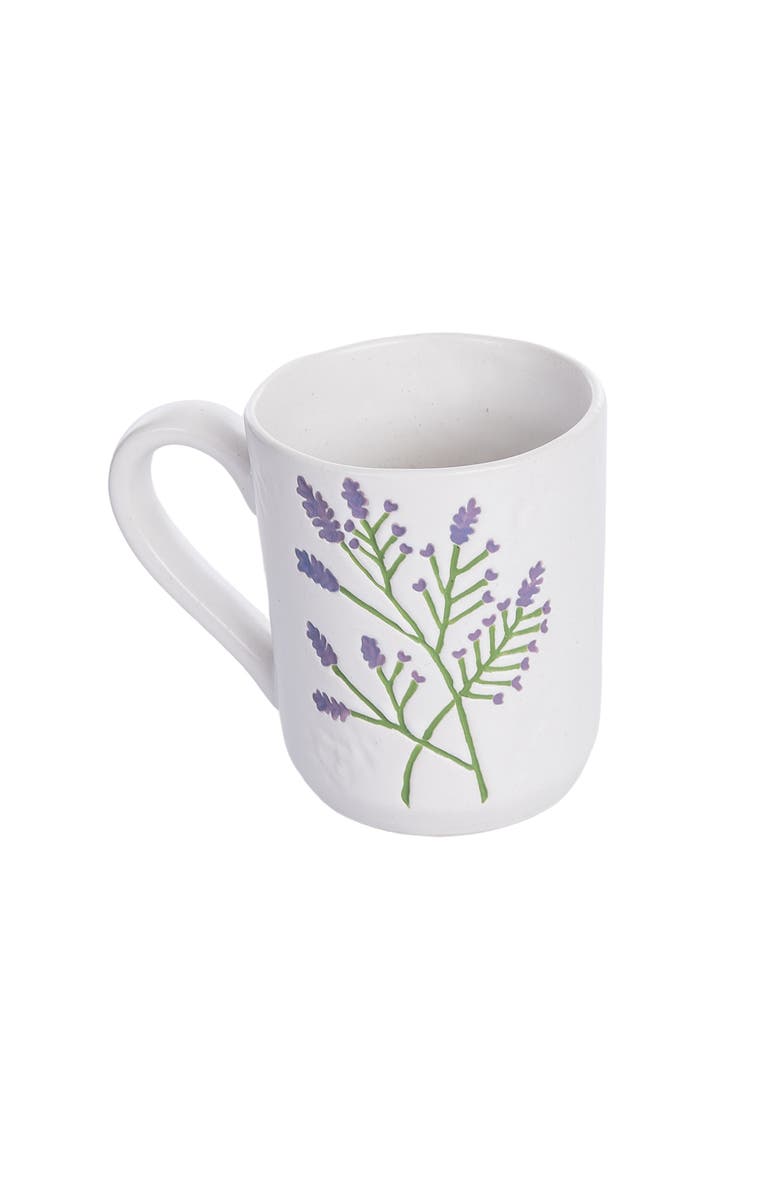 Gallerie II Lavender Floral Botanical Coffee Drinkware Mug, Alternate, color, Purple