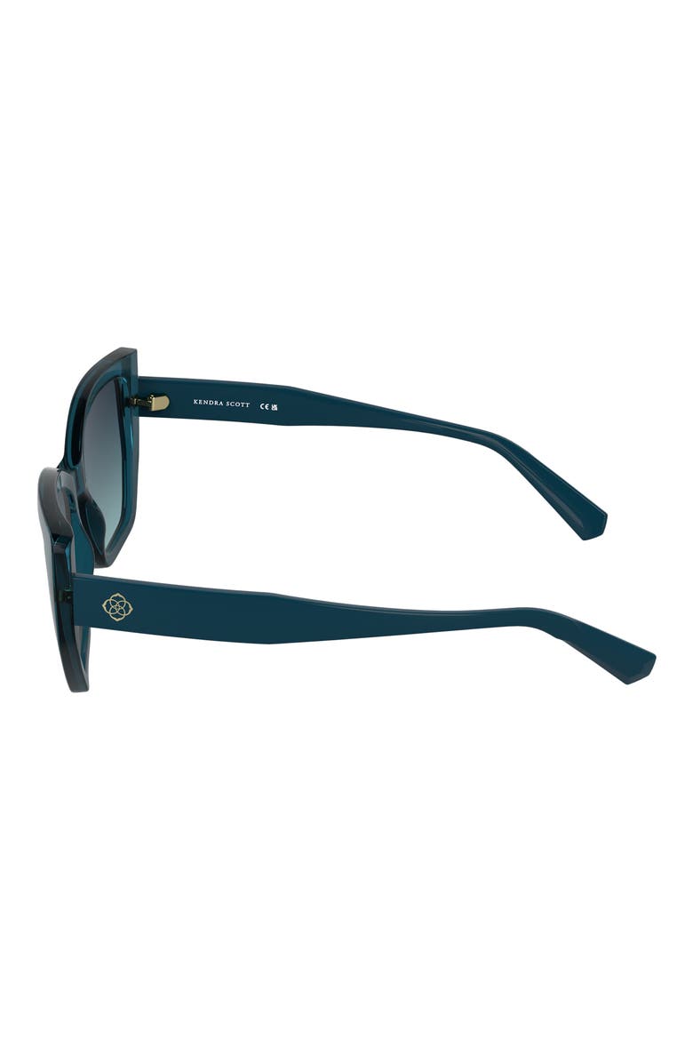 Dira 56mm Butterfly Sunglasses, Alternate, color, PETROL