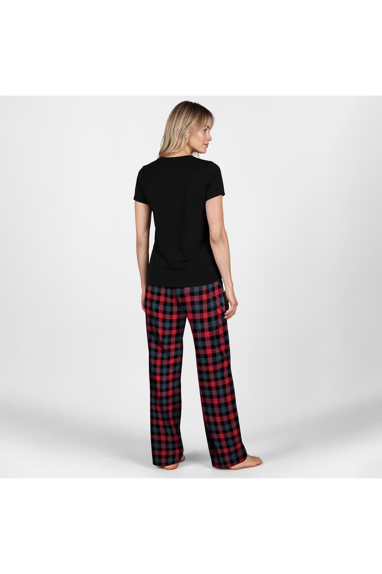 Women's Concepts Sport  Black Atlanta Falcons Highland Sleep Set, Alternate, color, Black