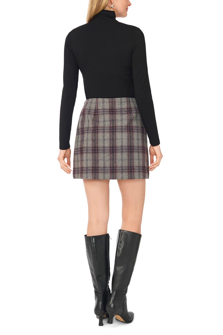 Plaid Miniskirt, Alternate, color, SEDONA SAGE