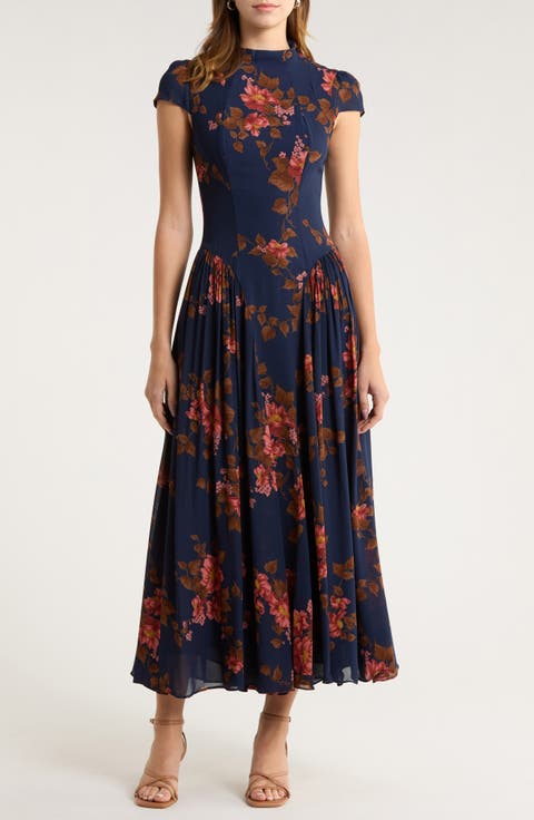 Maven Floral Print Maxi Dress