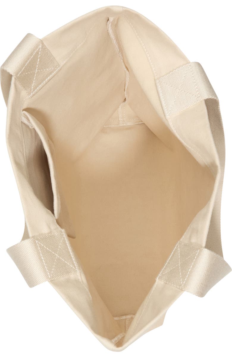 Brooks Brothers Tribeca Cotton Canvas Tote Bag, Alternate, color, Natural