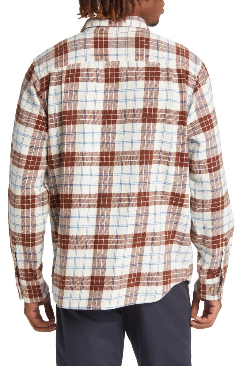 Obey Men's Arnold Plaid Organic Cotton Flannel Button-Up Shirt, Alternate, color, 