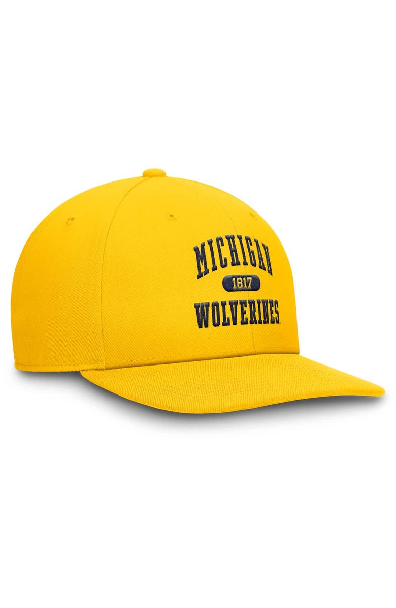 Jordan Brand Men's Jordan Brand Maize Michigan Wolverines Athletics Pro Adjustable Hat, Alternate, color, Maize