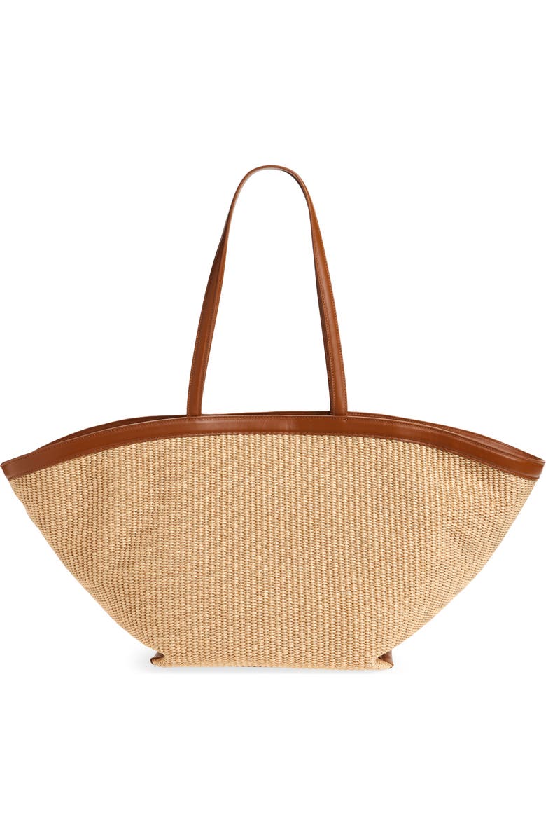 Reformation Lucia Raffia Tote, Alternate, color, Natural Raffia