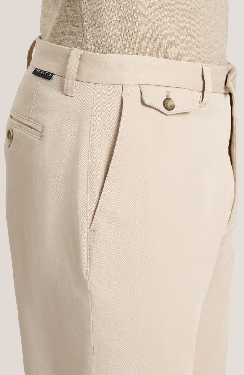 Ted Baker Heavy Stretch Cotton Twill Chino Pants, Alternate, color, Oxford Tan