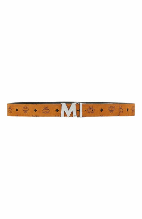 Mcm Claus M Reversible Belt 1.75" In Brown