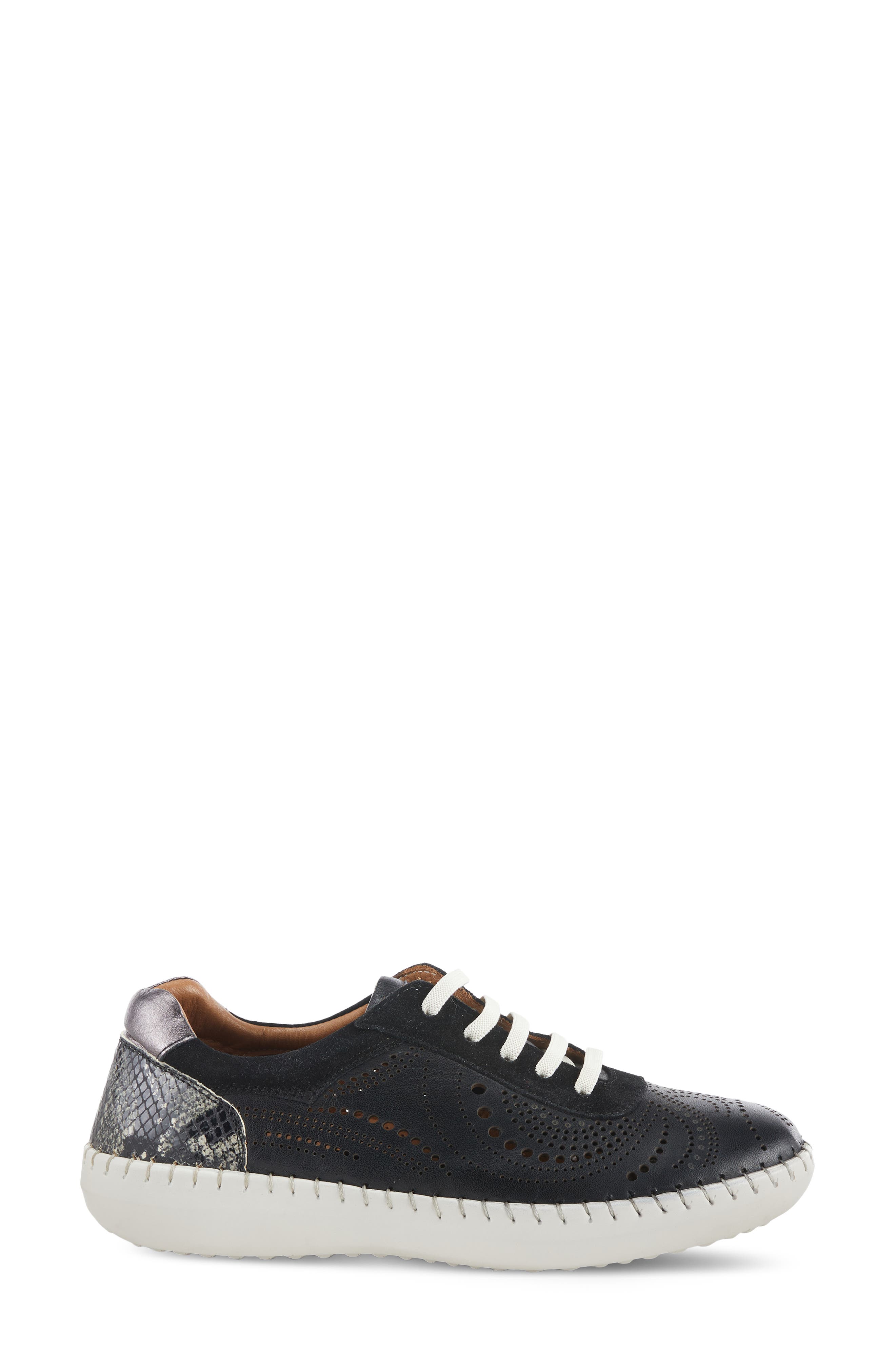 Jumilla Mixed Media Slip-On Sneaker, Alternate, color, BLACK