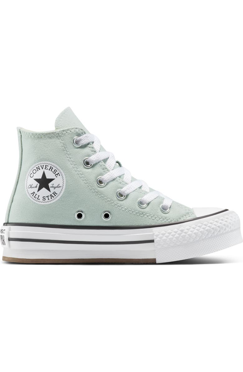 Converse Chuck Taylor<sup>®</sup> All Star<sup>®</sup> Lift High Top Sneaker, Alternate, color, Rainwashed Grey/ White