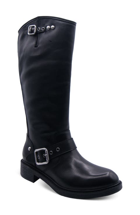 Freesia Leather Tall Boot