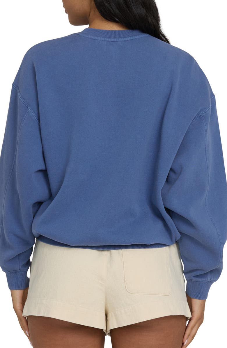 Billabong Treasure Cay Graphic Sweatshirt, Alternate, color, Dutch Blue