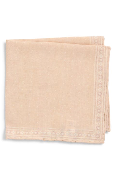 Wool 
Cotton Muslin Pocket Square