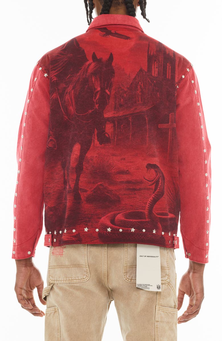 Cult of Individuality Cotton Canvas Workwear Jacket, Alternate, color, 