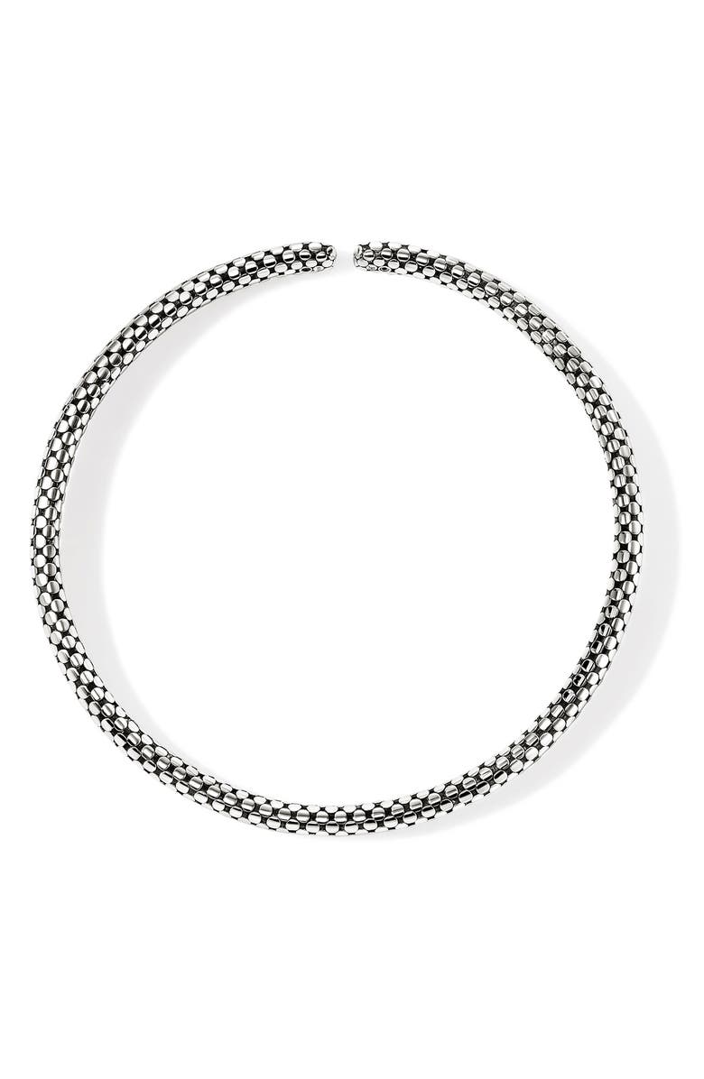 John Hardy Dot Coil Choker Necklace, Alternate, color, Silver