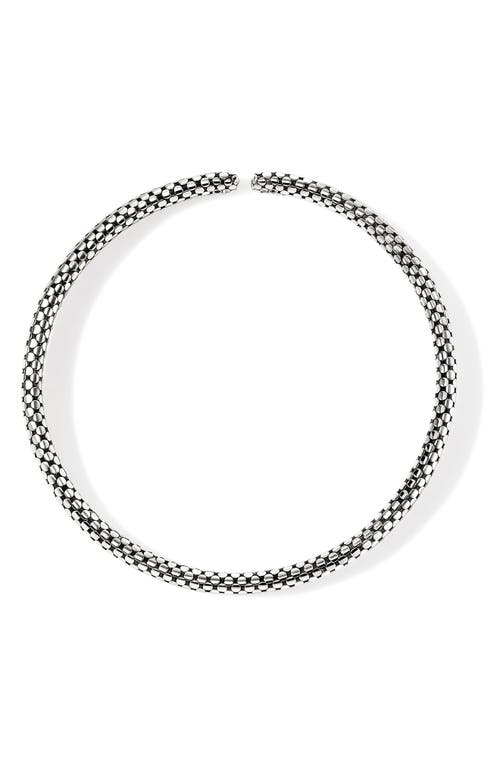 John Hardy Dot Coil Choker Necklace In Metallic