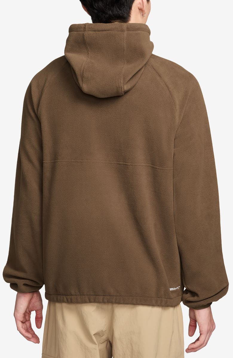 Nike Club Fleece Hoodie Sweatshirt, Alternate, color, Mosswood Brown