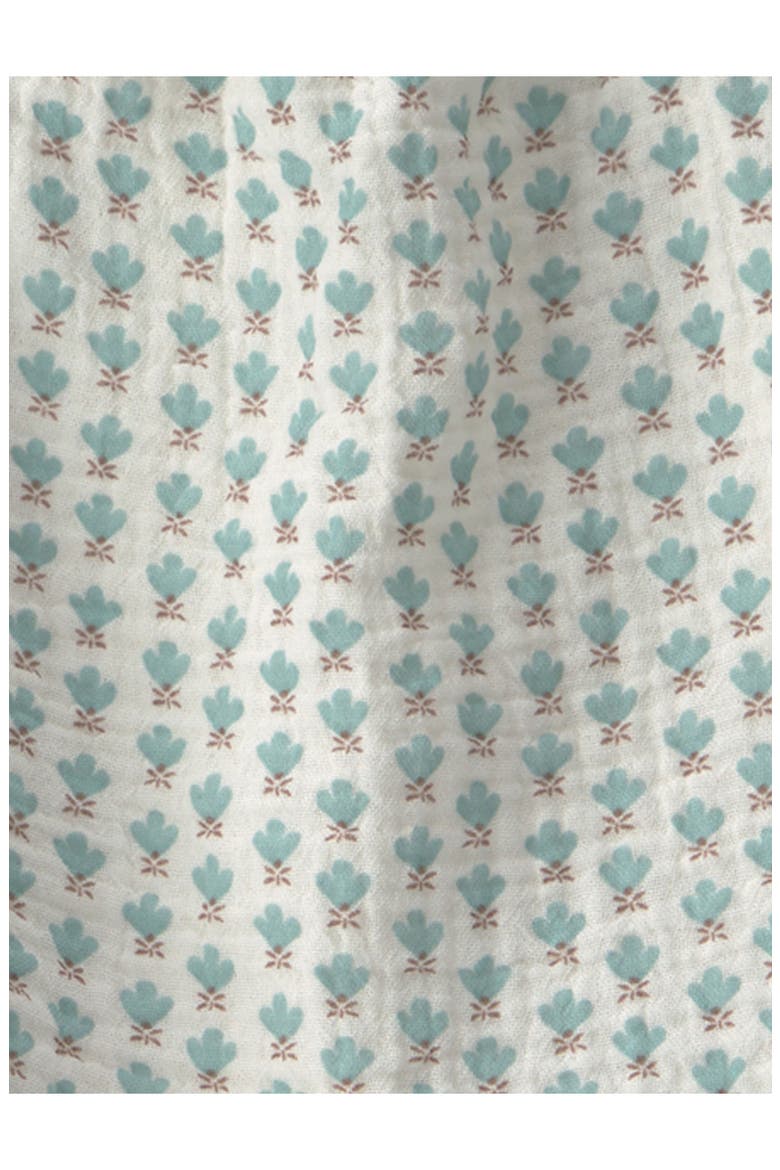 Print Organic Cotton Gauze Top & Shorts Set, Alternate, color, BLUE GEO