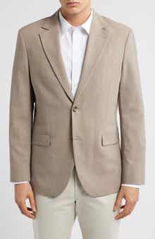 Nordstrom Henrik Trim Fit Solid Stretch Wool Suit Jacket