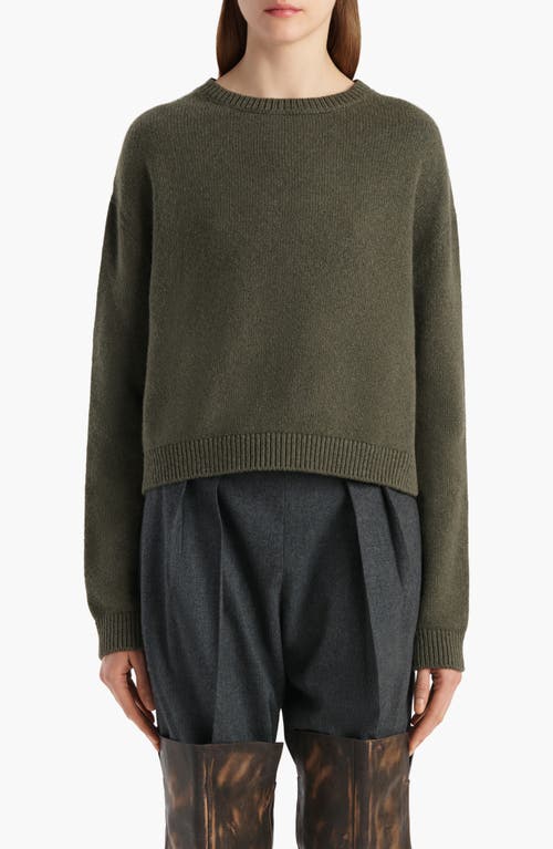 Khaite Milo Cashmere Sweater In Green