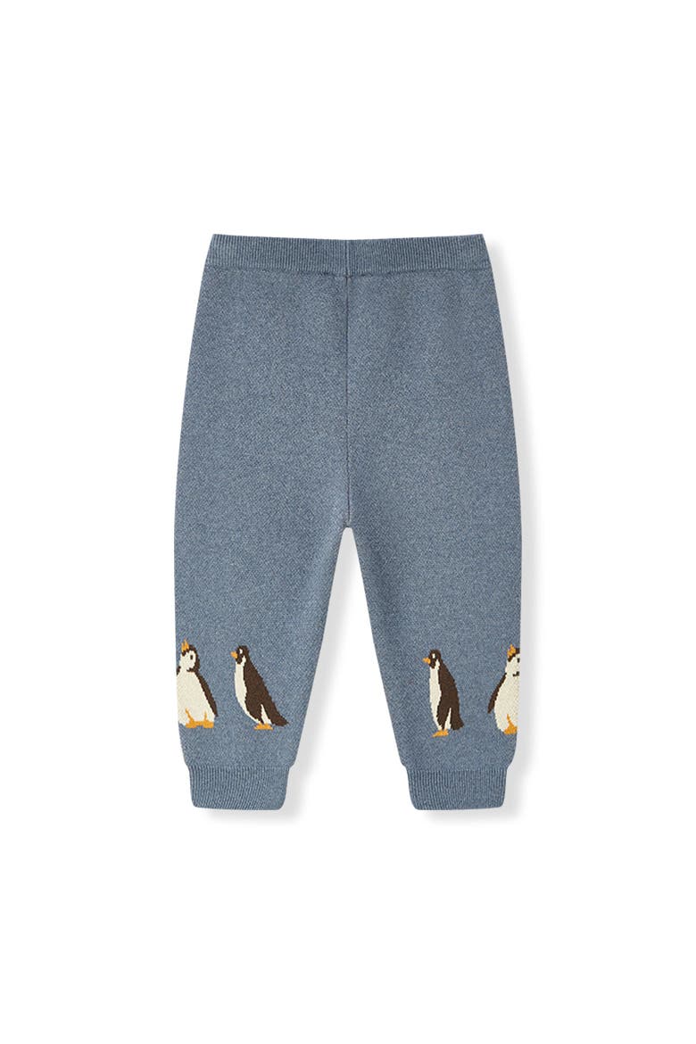 Knitted Sweatpants, Alternate, color, Penguin Family