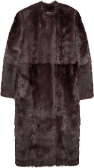 TOTEME Silky Genuine Shearling Coat