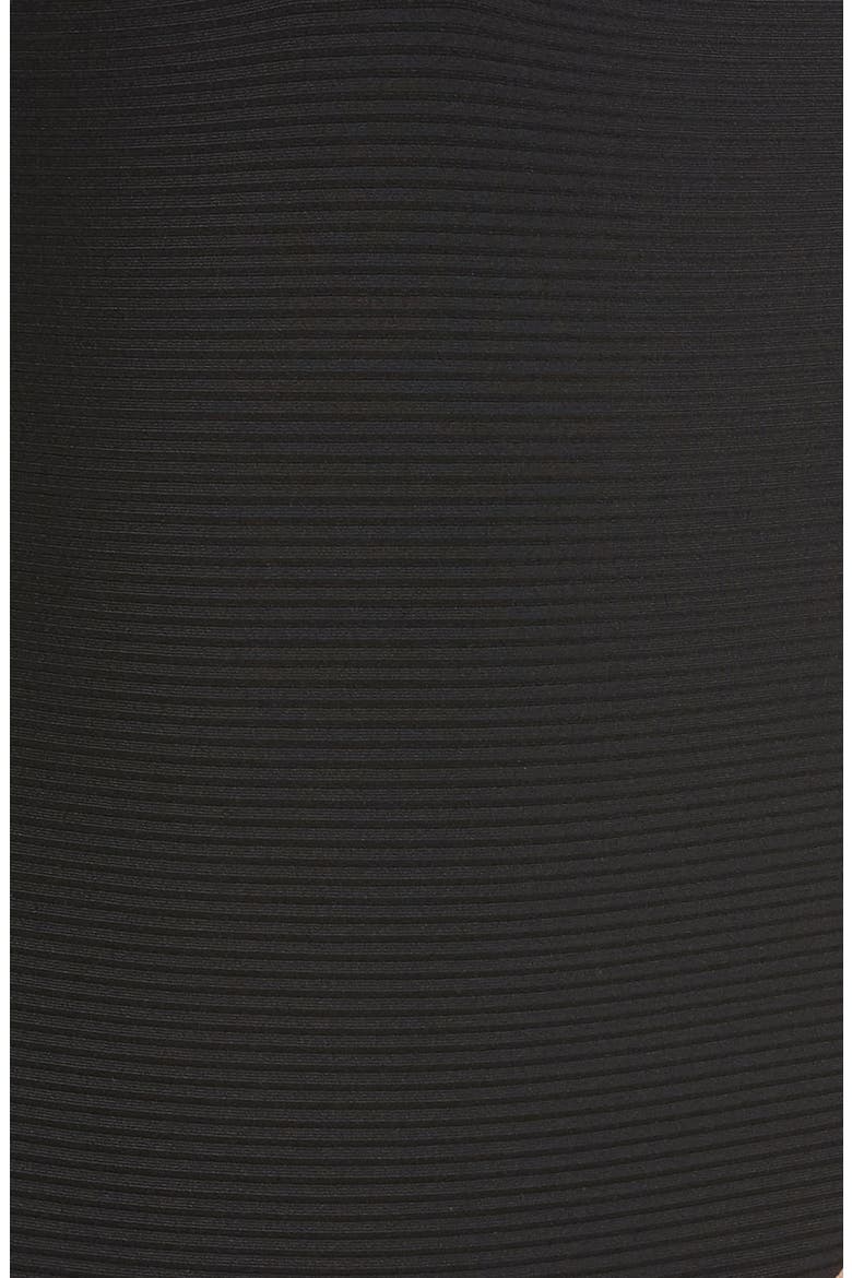 Sandra Ribbed One-Piece Swimsuit, Alternate, color, BLACK