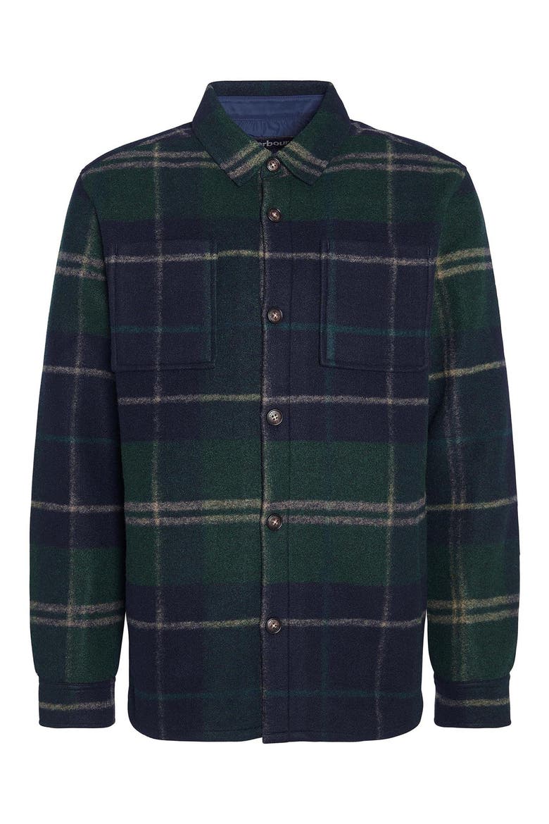 Chapter Plaid Overshirt, Alternate, color, GREEN LOCH TARTAN