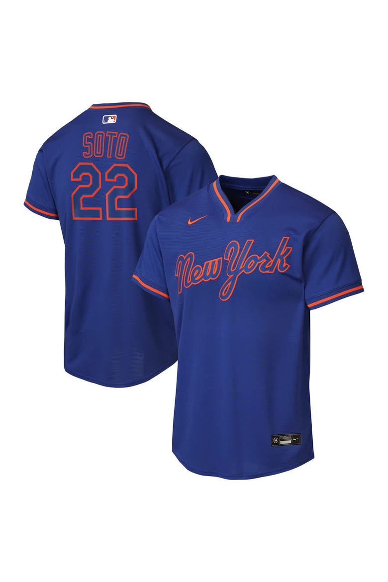 Youth Nike Juan Soto Royal New York Mets Alternate Replica Jersey, Main, color, Royal
