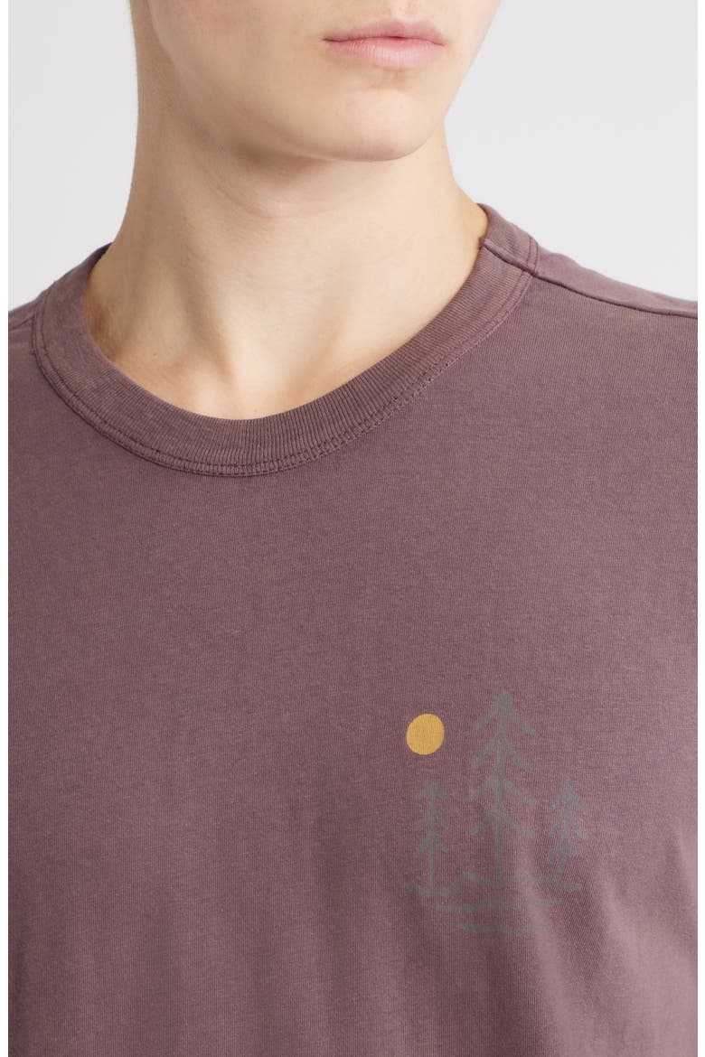 Forest Graphic Mineral Wash Long Sleeve T-Shirt, Alternate, color, ULTRA MAROON
