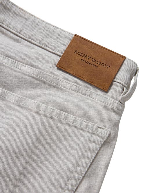 Robert Talbott Hudson Comfort Stretch 5 Pocket Pant In Gray