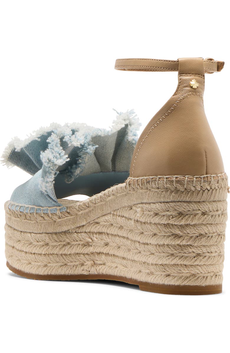 Kate Spade New York flourish espadrille platform sandal, Alternate, color,