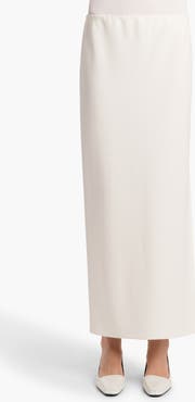 Khaite Lilith Compact Crepe Jersey Maxi Skirt